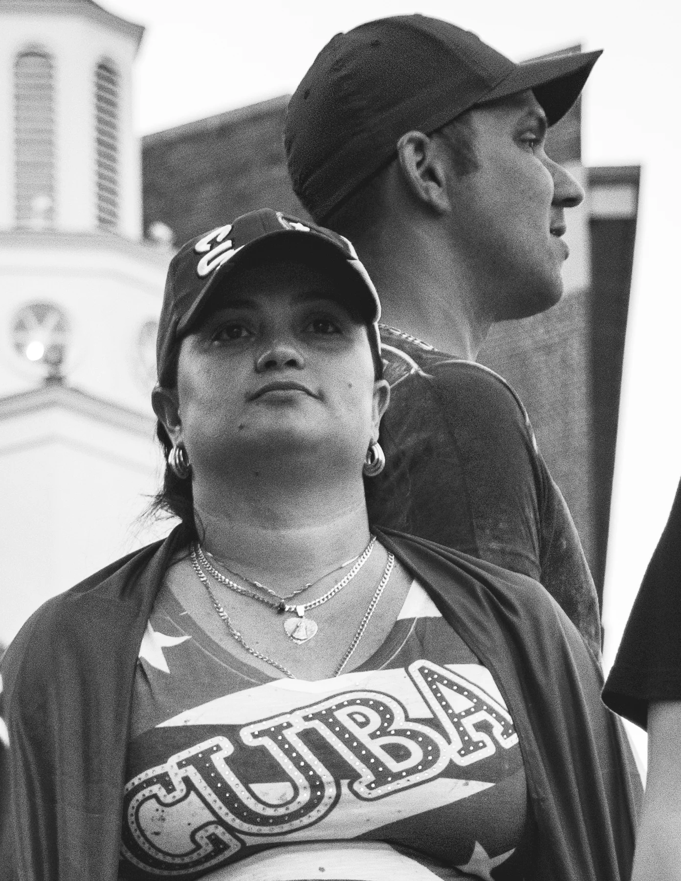 Cuba solidarity protest, upstate New York